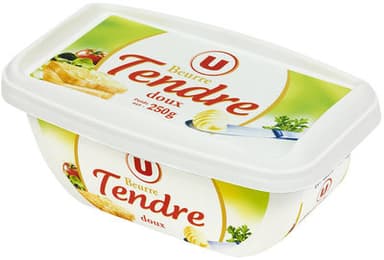 Beurre tendre à tartiner doux 82% de MG