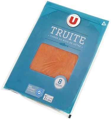 Truite fumée au bois de hêtre